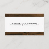 Industriële reiniger | Visitekaartje van houtsnipp (Achterkant)