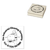 Industriële reinigers & reiniging. rubberstempel (Gestempeld)