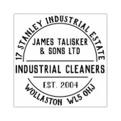 Industriële reinigers Rubber Stamp Rubberstempel (Afrduk)