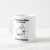 Industriële reiniging koffiemok (Voorkant links)