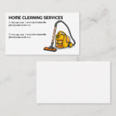 industriële reiniging | vacuüm visitekaartje (Voorkant / Achterkant)