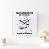 Industriële reiniging vierkante klok (Huis)