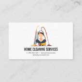Industriële reinigingsapparatuur | Schoonmaaksters Visitekaartje (Voorkant)