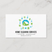 Industriële reinigingsapparatuur | Thuisdiensten Visitekaartje (Voorkant)