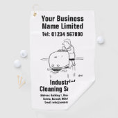 Industriële reinigingsdienst ontwerp golfhanddoek (Insitu)