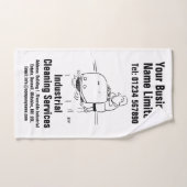 Industriële reinigingsdienst ontwerp handdoek (Handdoek)