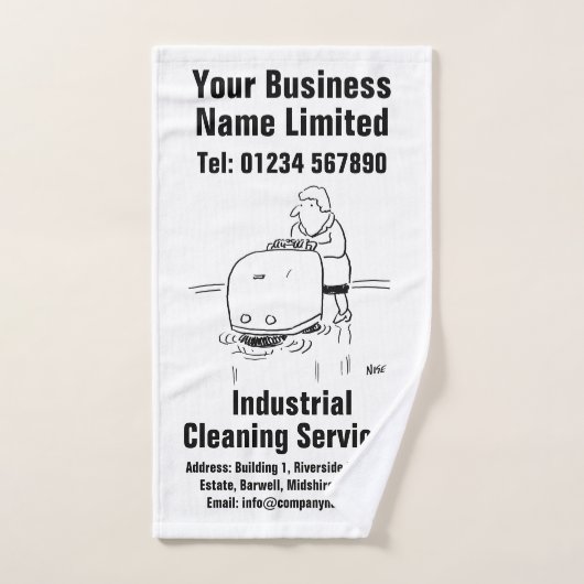 Industriële reinigingsdienst ontwerp handdoek (Handdoek)