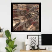 industriële revolutie poster (Thuiskantoor)