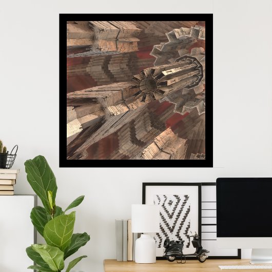 industriële revolutie poster (Thuiskantoor)