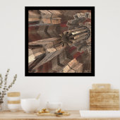 industriële revolutie poster (Keuken)