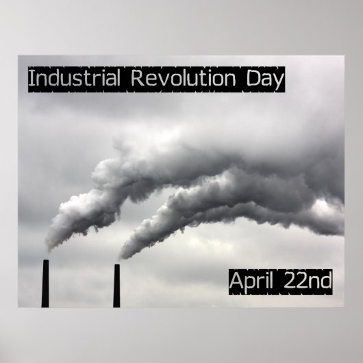 Industriële revolutie poster (Voorkant)