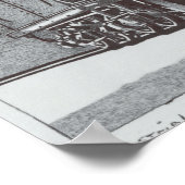 Industriële revolutie 's nachts poster (Hoek)