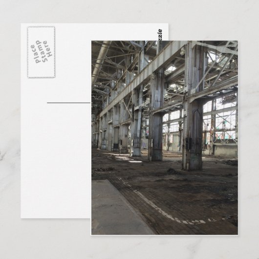 Industriële ruimte briefkaart (Voorkant / Achterkant)