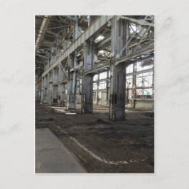 Industriële ruimte briefkaart