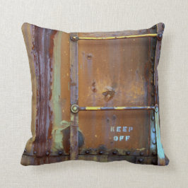 Industriële rust: Blijf uit de fotografie Kussen