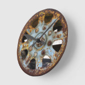 Industriële rust: spuiten, fotografie ronde klok (Hoek)