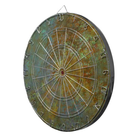 Industriële rustieke geïnspireerde kunst Moderne t Dartbord (Voorkant Rechts)