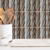 Industriële rustieke metalen touw tegeltje