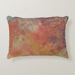 Industriële Rustieke Metallic Geïnspireerde Kunst Accent Kussen