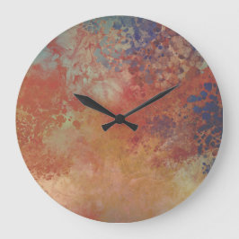 Industriële Rustieke Metallic Geïnspireerde Kunst Grote Klok