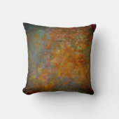 Industriële rustieke roest geïnspireerd Art Home I Kussen (Voorkant)
