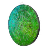 Industriële rustieke roest geïnspireerde kunst gro dartbord (Voorkant Rechts)