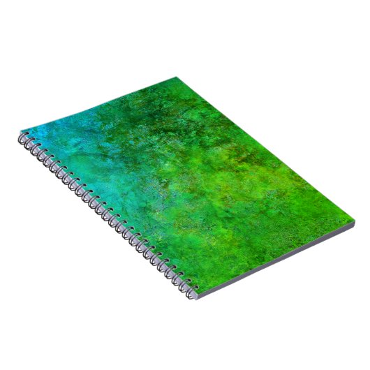 Industriële rustieke roest geïnspireerde kunst gro notitieboek (Rechterzijde)