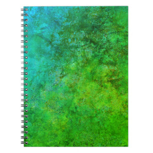 Industriële rustieke roest geïnspireerde kunst gro notitieboek