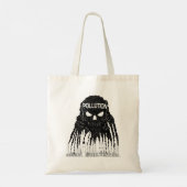 Industriële Smog Monsterwolk Tote Bag (Achterkant)