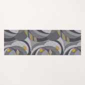 Industriële spiralen – Abstract Grunge-geïnspireer Yogamat (Voorkant (horizontaal))