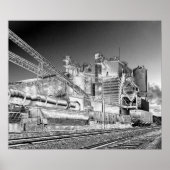 industriële sporen poster (Voorkant)