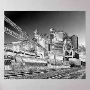 industriële sporen poster