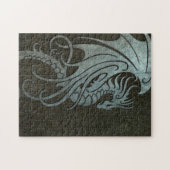 Industriële stalen vliegdraak - linkerkant legpuzzel (Horizontaal)