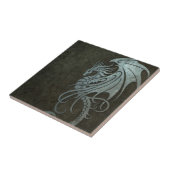 Industriële stalen vliegdraak - rechterkant tegeltje (Zijkant)