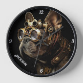 Industriële Steampunk Franse Bulldog (Voorkant)