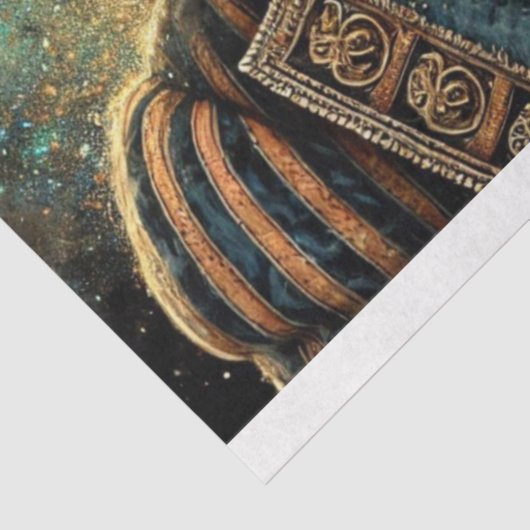 Industriële Steampunk Leeuw Fantasy Decoupage Tissuepapier (Detail)