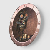 Industriële Steampunk Owl en Eieren Grote klok (Hoek)