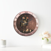 Industriële Steampunk Owl en Eieren Grote klok (Huis)