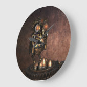 Industriële Steampunk Owl en eieren Grote Klok (Hoek)