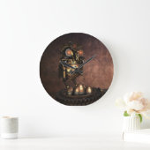 Industriële Steampunk Owl en eieren Grote Klok (Huis)