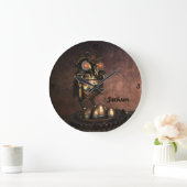 Industriële Steampunk Owl en Eieren Grote klok (Huis)