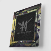 Industriële Steampunk Wandklok met Tandwielontwerp (Hoek)