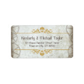 Industriële Steampunk Wedding Etiket (Voorkant)