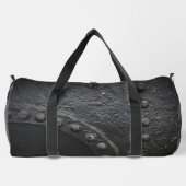 Industriële stijl minimalistische black metal plunjezak (Achterkant)