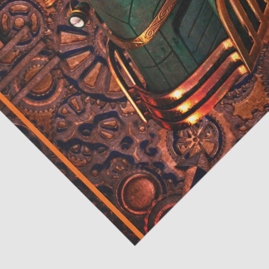 Industriële stoomtrein tissuepapier (Detail)