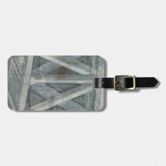 Industriële structuur | Brug Bagagelabel (Voorkant horizontaal)