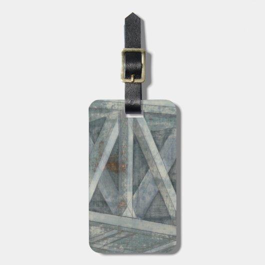 Industriële structuur | Brug Bagagelabel (Voorkant verticaal)