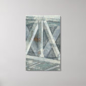 Industriële structuur | Brug Canvas Afdruk (Voorkant)
