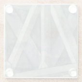 Industriële structuur | Brug Glazen Onderzetter (Achterkant)