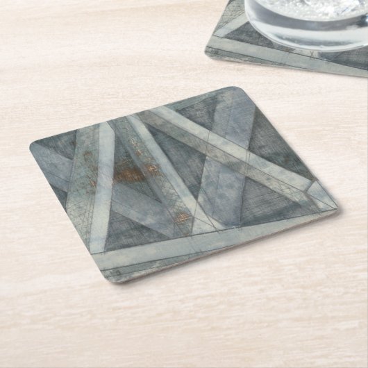 Industriële structuur | Brug Kartonnen Onderzetters (Schuin)